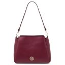 Abby Borsa al Hombro en Piel Bordeaux TL142468