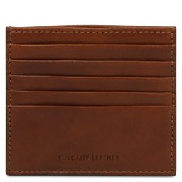 Porte-cartes en Cuir Marron TL142469