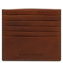 Leather Card Holder Brown TL142469