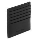 Kartenetui aus Leder Schwarz TL142469