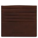 Leather Card Holder Dark Brown TL142469