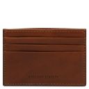 Leather Card Holder Brown TL142471