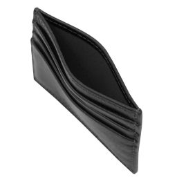 Leather Card Holder Black TL142471