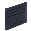 Portacarte in Pelle Blu scuro TL142471
