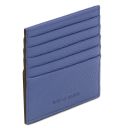 Leather Card Holder Blue TL142470