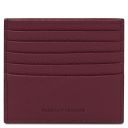 Leather Card Holder Bordeaux TL142470