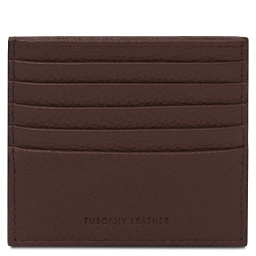 Leather Card Holder Coffee TL142470