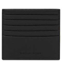 Leather Card Holder Black TL142470