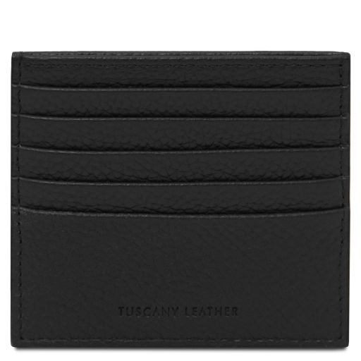 Leather Card Holder Black TL142470