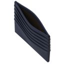 Leather Card Holder Dark Blue TL142470
