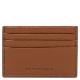 Leather Card Holder Cognac TL142472