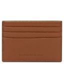 Kartenetui aus Leder Cognac TL142472
