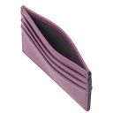 Leather Card Holder Lilac TL142472