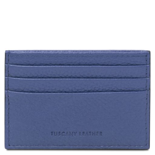 Porte-cartes en Cuir Bleu TL142472