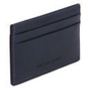 Porte-cartes en Cuir Bleu foncé TL142473