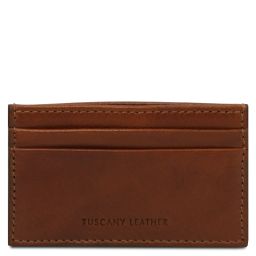 Porte-cartes en Cuir Marron TL142473