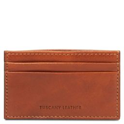 Leather Card Holder Natural TL142473