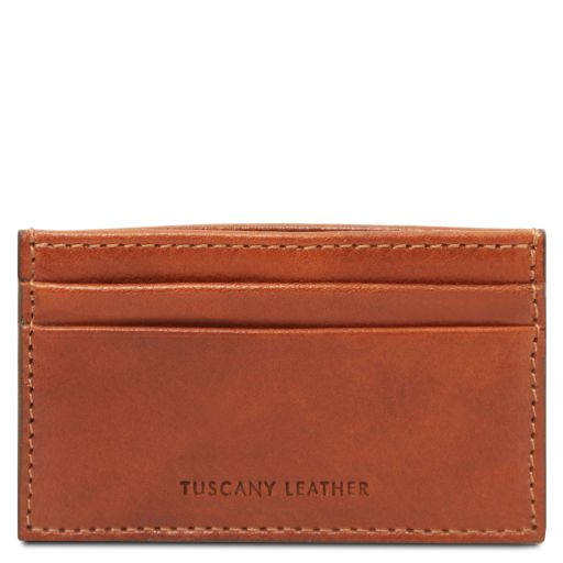 Leather Card Holder Natural TL142473