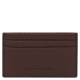 Leather Card Holder Coffee TL142474