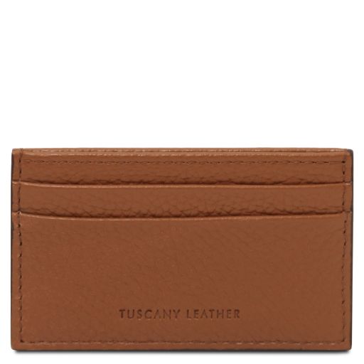 Tarjetero de Cuero Cognac TL142474