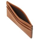 Tarjetero de Cuero Cognac TL142474