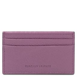 Leather Card Holder Lilac TL142474