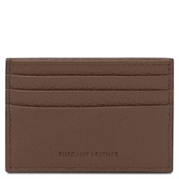 Leather Card Holder Tobac TL142472