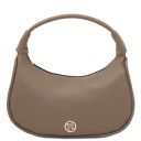 Michelle Beuteltasche aus Leder Dunkel Taupe TL142477