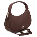 Michelle Beuteltasche aus Leder Kaffee TL142477