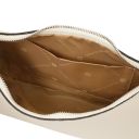 Michelle Leather Handbag - Small Size Beige TL142478