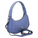 Michelle Bolso a Mano en Piel - Misura Pequeña Azul TL142478