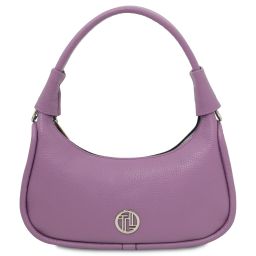 Michelle Leather Handbag - Small Size Lilac TL142478