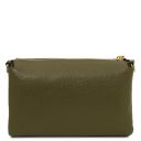Sia Soft Leather Clutch Forest Green TL142479