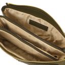 Sia Pochette in Pelle Morbida Verde Foresta TL142479