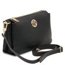 Sia Pochette in Pelle Morbida Nero TL142479