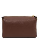 Sia Soft Leather Clutch Coffee TL142479
