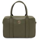 Stephany Handtasche aus Leder Tannengrün TL142439