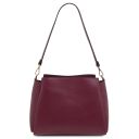 Abby Borsa al Hombro en Piel Bordeaux TL142468