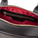 Maiorca Bolso en Piel y Cartera en Piel con Cremallera en el Contorno Negro TL142486