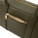 Maiorca Leather Handbag and zip Around Leather Wallet Forest Green TL142486