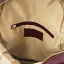 Djerba Soft Leather Backpack and zip Around Leather Wallet Bordeaux TL142488