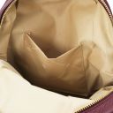 Djerba Soft Leather Backpack and zip Around Leather Wallet Bordeaux TL142488