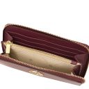 Creta Leather Shoulder bag and zip Around Leather Wallet Bordeaux TL142487