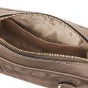 Chantilly Leather Handbag Темный серо-коричневый TL142480