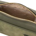 Chantilly Bolso a Mano en Piel Verde Oscuro TL142480