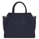 Origami Sac Cabas en Cuir Bleu foncé TL142466