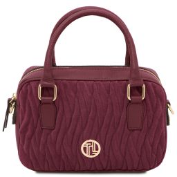 Chantilly Leather Handbag Bordeaux TL142480