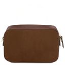 Chantilly Bolso con Badolera en Piel Café TL142490