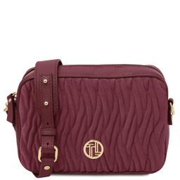 Chantilly Schultertasche aus Leder Bordeaux TL142490