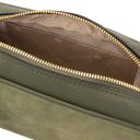 Chantilly Bolso con Badolera en Piel Verde Oscuro TL142490